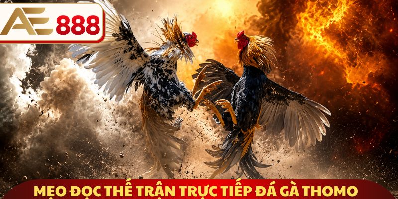Mẹo đọc thế trận trực tiếp đá gà Thomo
